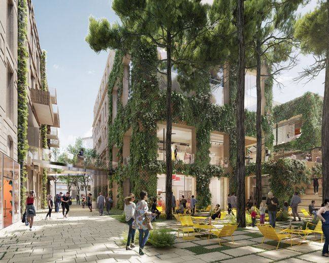 Le projet de rue-parc Canopia à Bordeaux, sera ponctué d'immeubles végétalisées, assure l'architecte Edouard François.