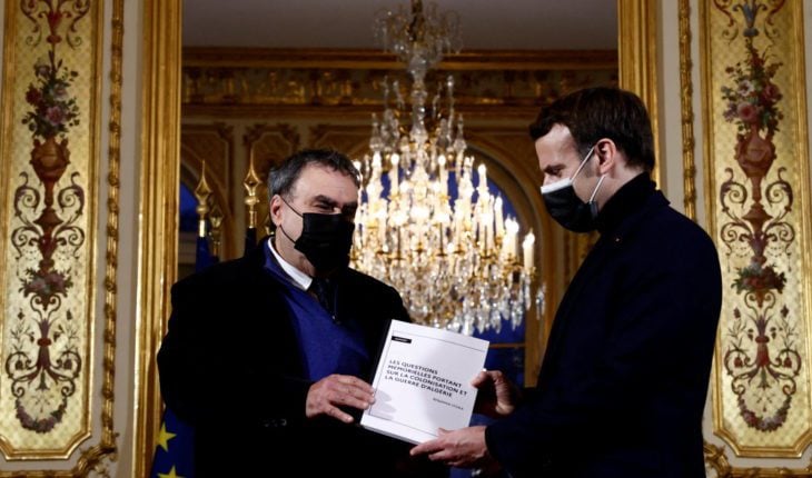 Benjamin Stora et Emmanuel Macron