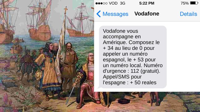 Le SMS de Vodafone qui aurait changé l'Histoire
