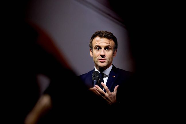 Emmanuel Macron à la Nouvelle-Orleans le 2 décembre 2022.
