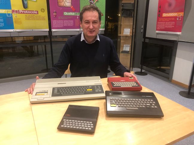 Jérôme Lefranc collectionne les ordinateurs d'époque