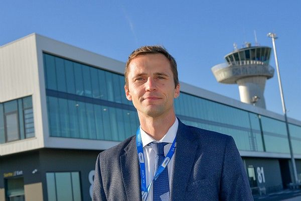 Simon Dreschel, directeur de l'aéroport de Bordeaux-Mérignac