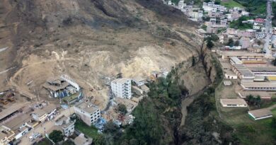 Equateur : 7 morts et 46 disparus dans un glissement de terrain
