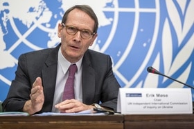 Erik Møse, président de la Commission d enquête internationale indépendante sur l Ukraine
