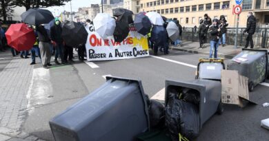 Réforme des retraites : A Rennes, la permanence d’une députée Renaissance dégradée par des manifestants
