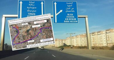 Alger : important axe routier fermé à la circulation jusqu’au 30 avril