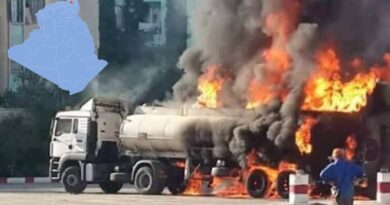 Explosion d’un camion-citerne d’essence à Constantine : le corps du conducteur retrouvé calciné