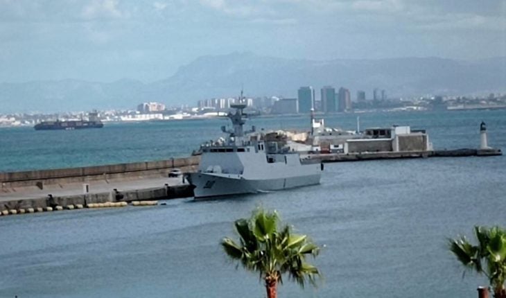 Corvette de la marine algérienne.