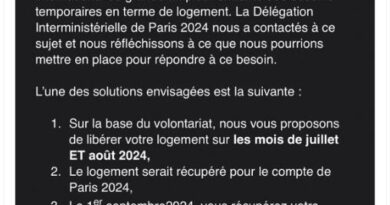 JO de Paris 2024 : La mairie demande-t-elle aux Parisiens de prêter leurs logements ?