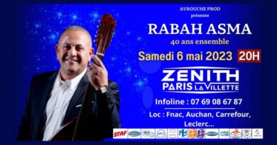 Rabah Asma en concert au Zénith de Paris pour ses 40 ans de carrière