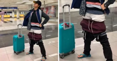 Une étudiante algérienne porte 2 kilos de vêtements pour ne pas payer de supplément à l’aéroport