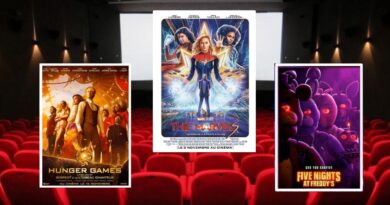 Hunger Games, The Marvels et Five Nights at Freddy's au cinéma Garden City ce week-end