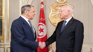 وزير الخارجية الروسي يناقش القضية الفلسطينية مع قيس سعيد - Actualités Tunisie Focus