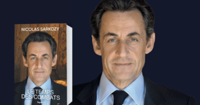 Nicolas Sarkozy et son livre «Le Temps des Combats», le 13 décembre à Rabat