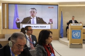 Ministre suisse des Affaires étrangère s exprimant devant le Conseil des droits de l homme