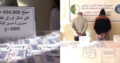Les autorités saisissent 52 millions de centimes contrefaits à Sidi Bel Abbès