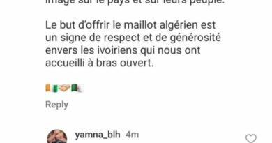 Polémique raciste contre les Algériens - CAN 2023 : Rifka répond par un geste symbolique