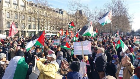 Une grande marche pour la Palestine s'élance de Paris vers Bruxelles - Actualités Tunisie Focus