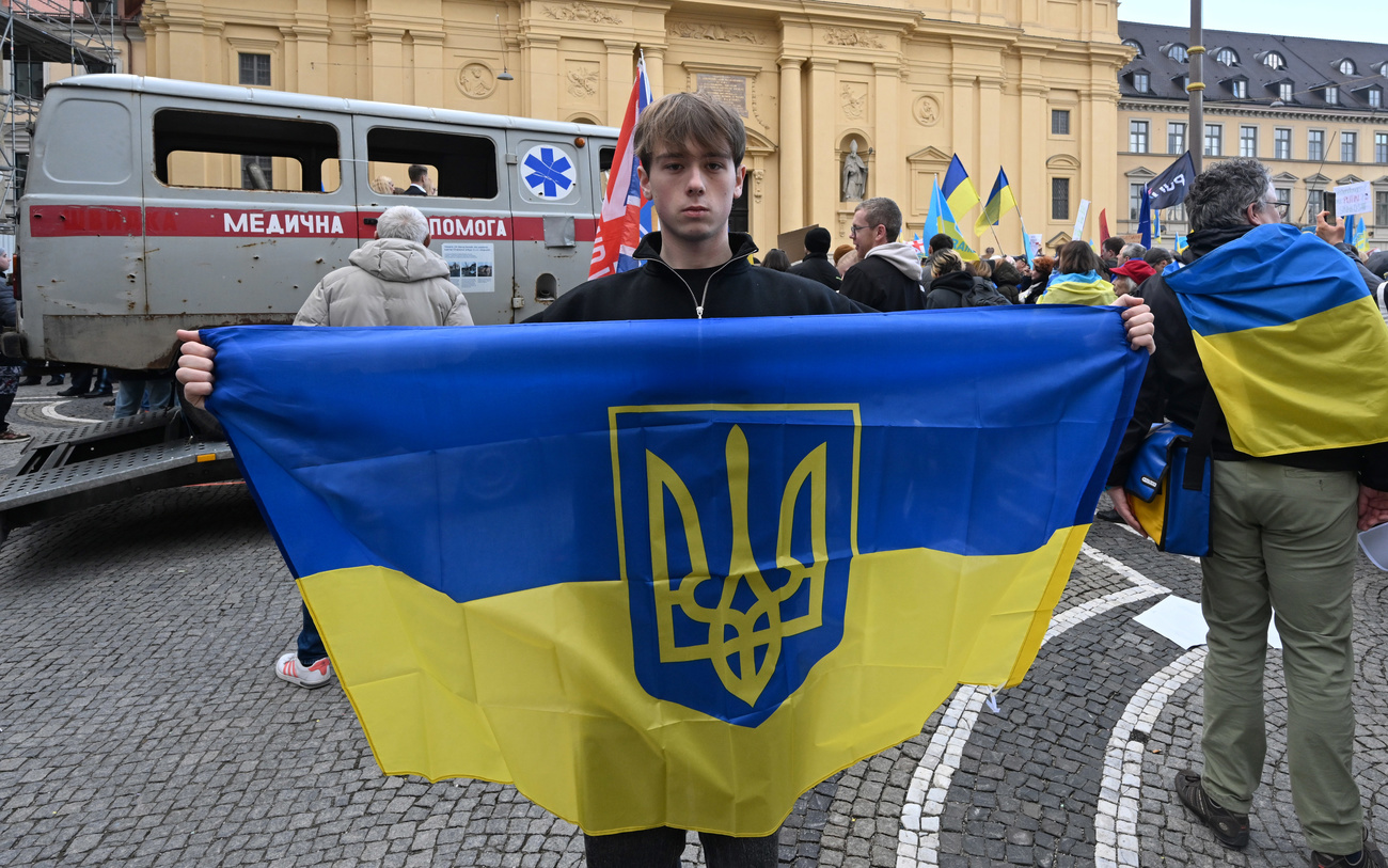 Manifestation pro-ukrainienne