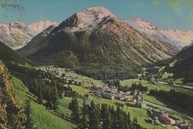 Carte postale de Pontresina, vers 1913.