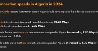 Internet en Algérie : la vitesse de connexion passe du simple au double en 2024