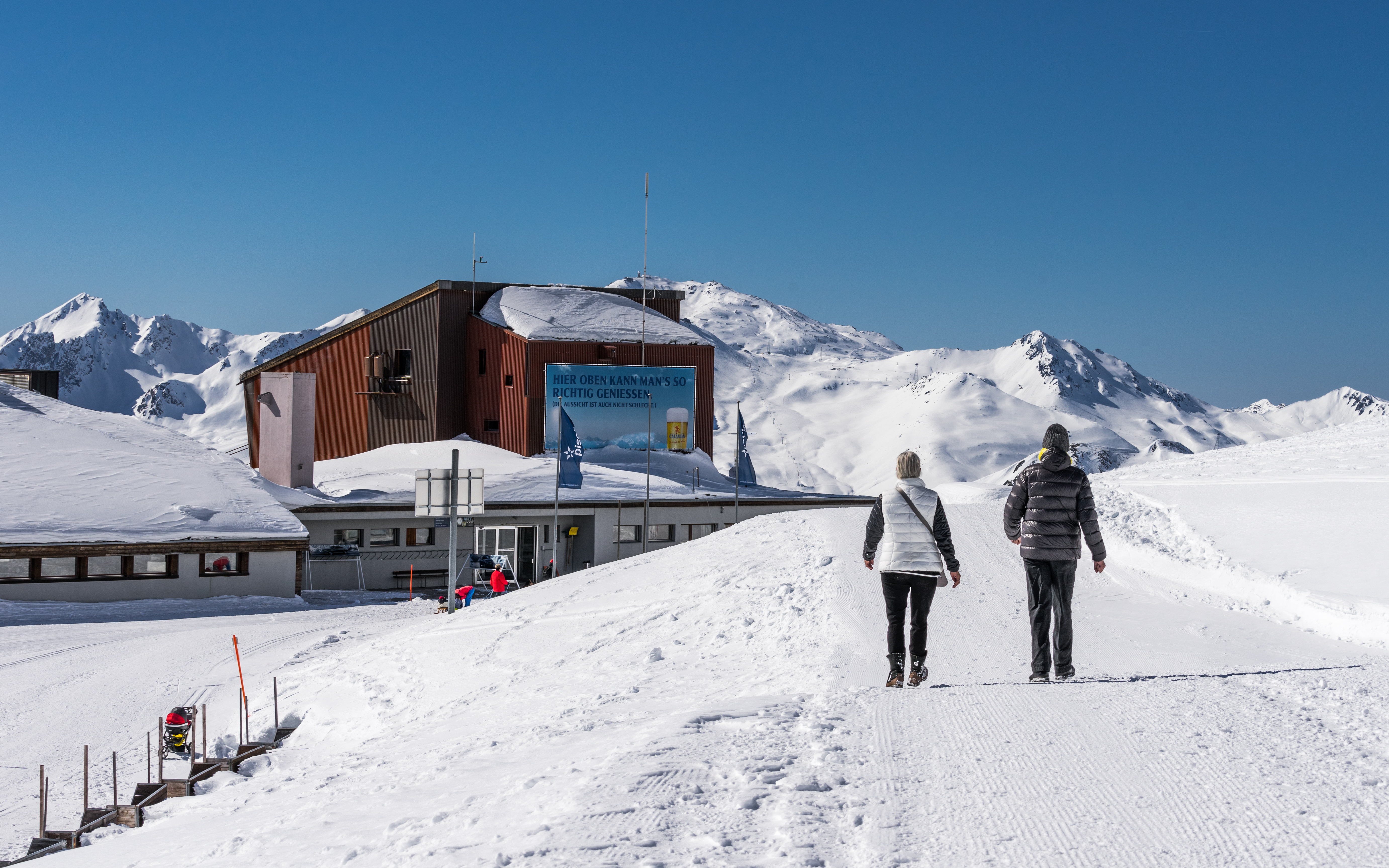 touristes à Davos