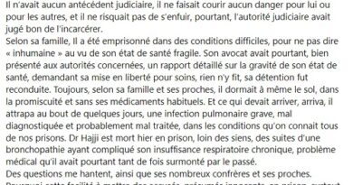 Mais où va-t-on ? Un médecin psychiatre est décédé en prison - Actualités Tunisie Focus