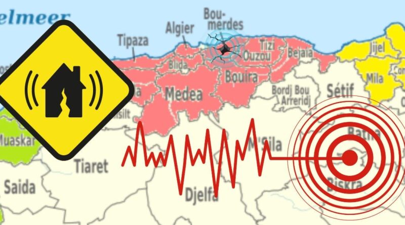Secousse sismique à Boumerdes : un séisme détecté a 9h du matin