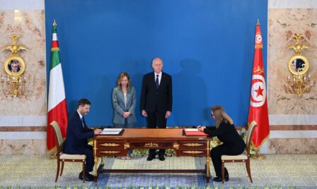 Visite de Giorgia Meloni à Tunis : signature de 3 accords bilatéraux entre la Tunisie et l'Italie - Actualités Tunisie Focus
