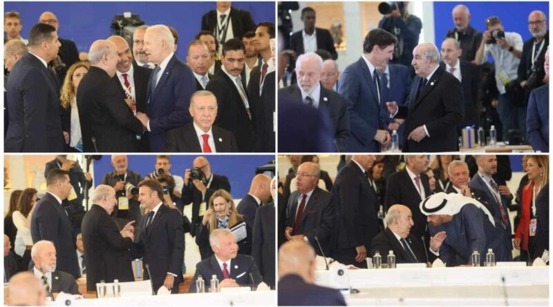 Biden, Macron, Trudeau... Tebboune avec de grands Chefs d'Etat, les images font le buzz