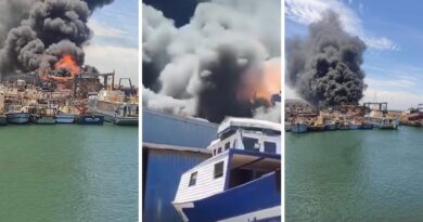 Boumerdès : un incendie dévastateur menace le port de Zemmouri