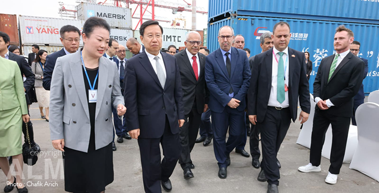Une cérémonie a été organisée à Casablanca en présence d’une importante délégation officielle chinoise: Inauguration du corridor logistique «Chengdu-Afrique-Europe»