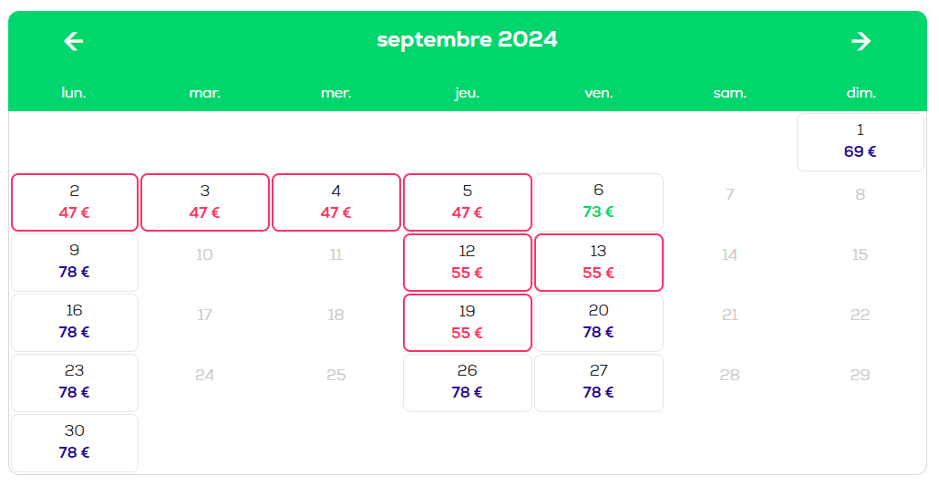 vols Algérie