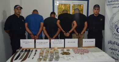 Drogue, armes blanches… les autorités démantèlent un réseau criminel à Alger