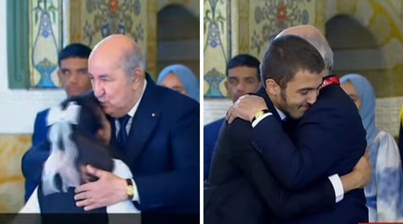 Il a offert sa médaille d’or à Tebboune : le beau geste de Derreche Chams Eddine émeut la toile