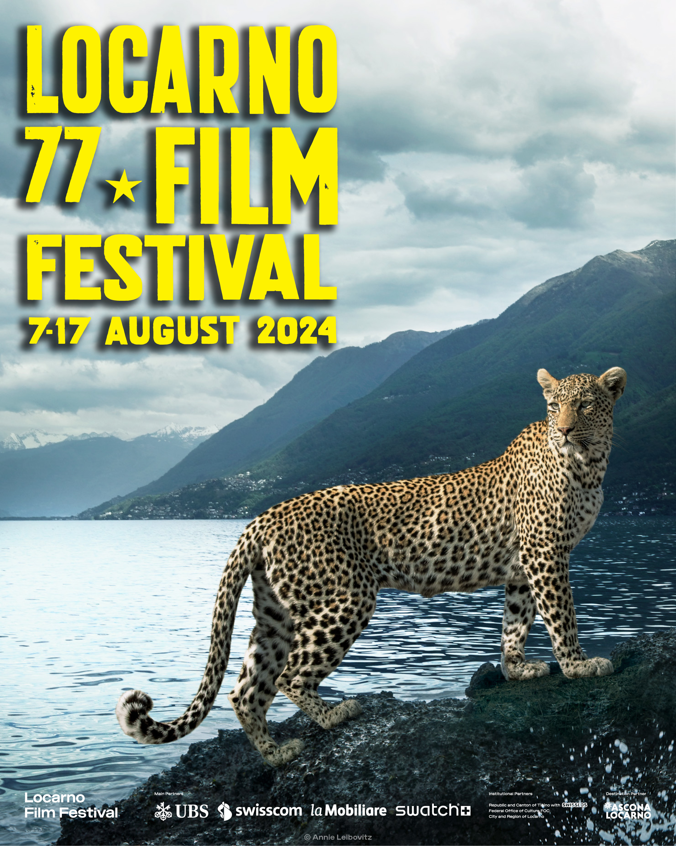 Affiche officielle du 77e Festival du film de Locarno.