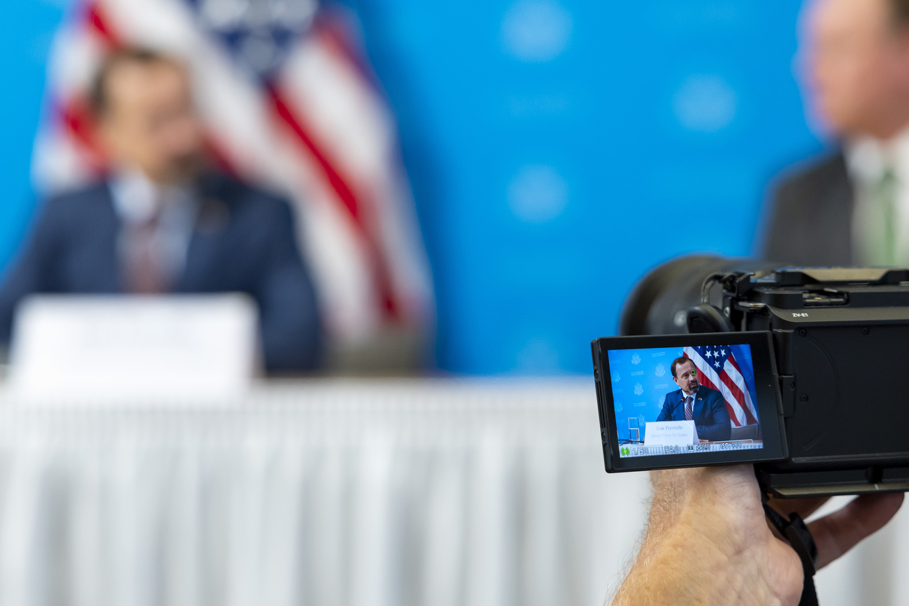 Conférence de presse à Genève