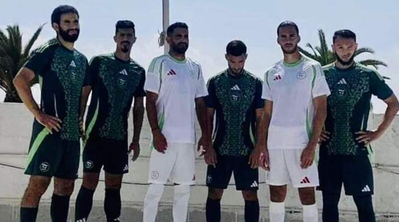 Les nouveaux maillots de l'équipe d'Algérie ont fuité