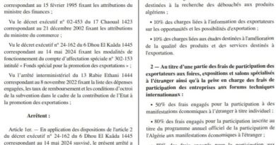 L'État octroie de nouvelles subventions aux exportateurs