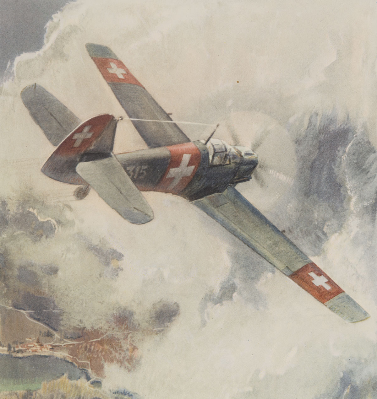 Avion de chasse suisse de la Seconde Guerre mondiale