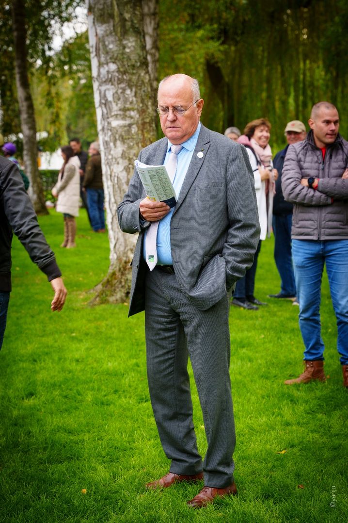 Lucien Matzinger, le président de la fédération régionale des courses de l'Est de la France et de l'hippodrome de Strasbourg-Hoerdt.