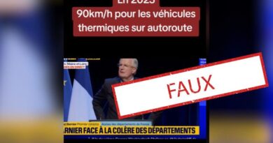 Les autoroutes limitées à 90 km/h pour les véhicules thermiques ? Ne croyez pas ces fausses vidéos de Michel Barnier