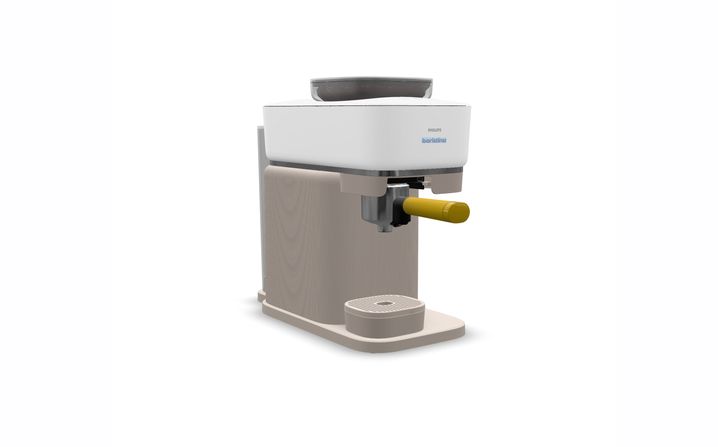 La Baristina de Philips, une cafetière à grains d'entrée de gamme pour uniquement réaliser des expresso.