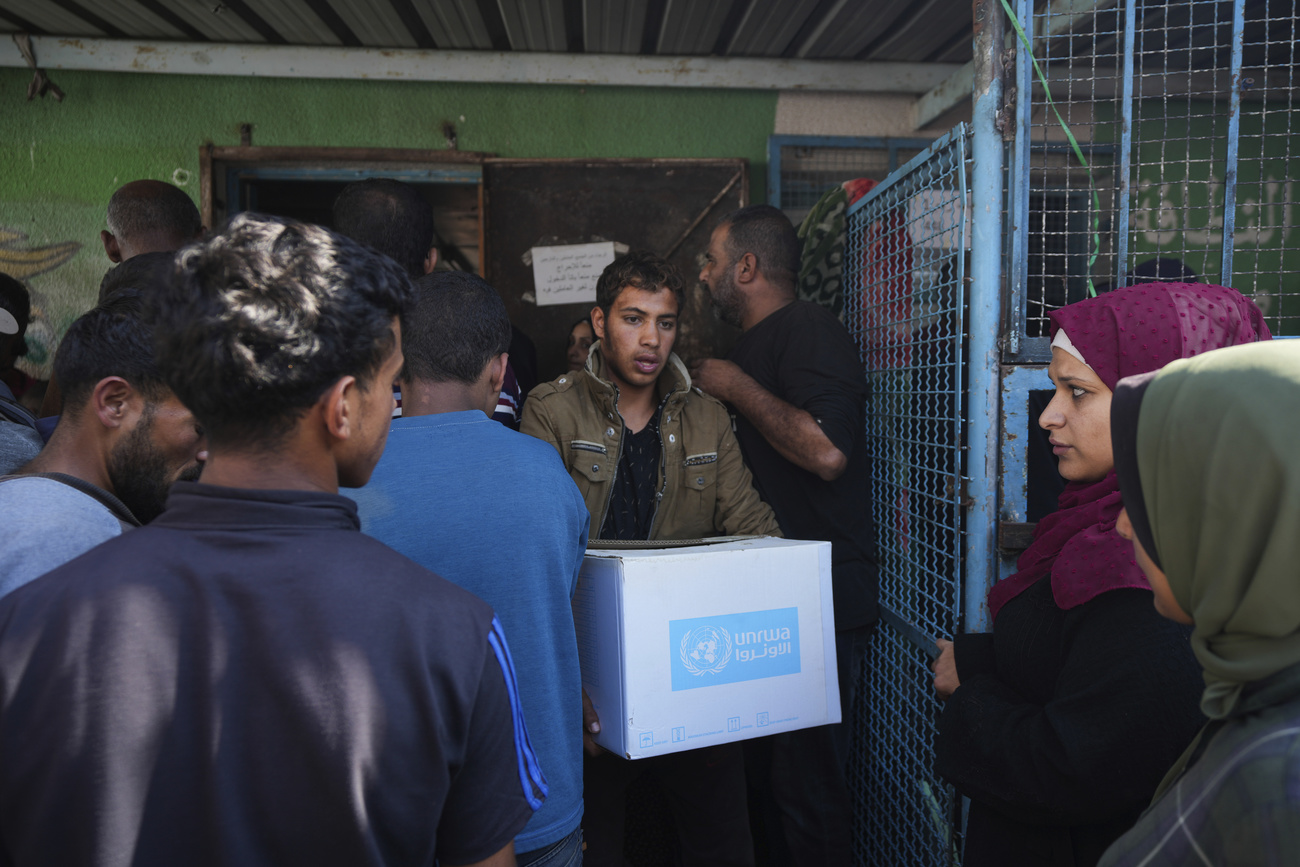 Distribution d'aide à Gaza