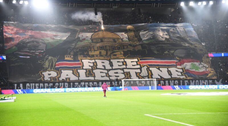 Tifo pro-palestinien : « Pas de message de haine, mais un appel à la paix », selon les ultras du PSG