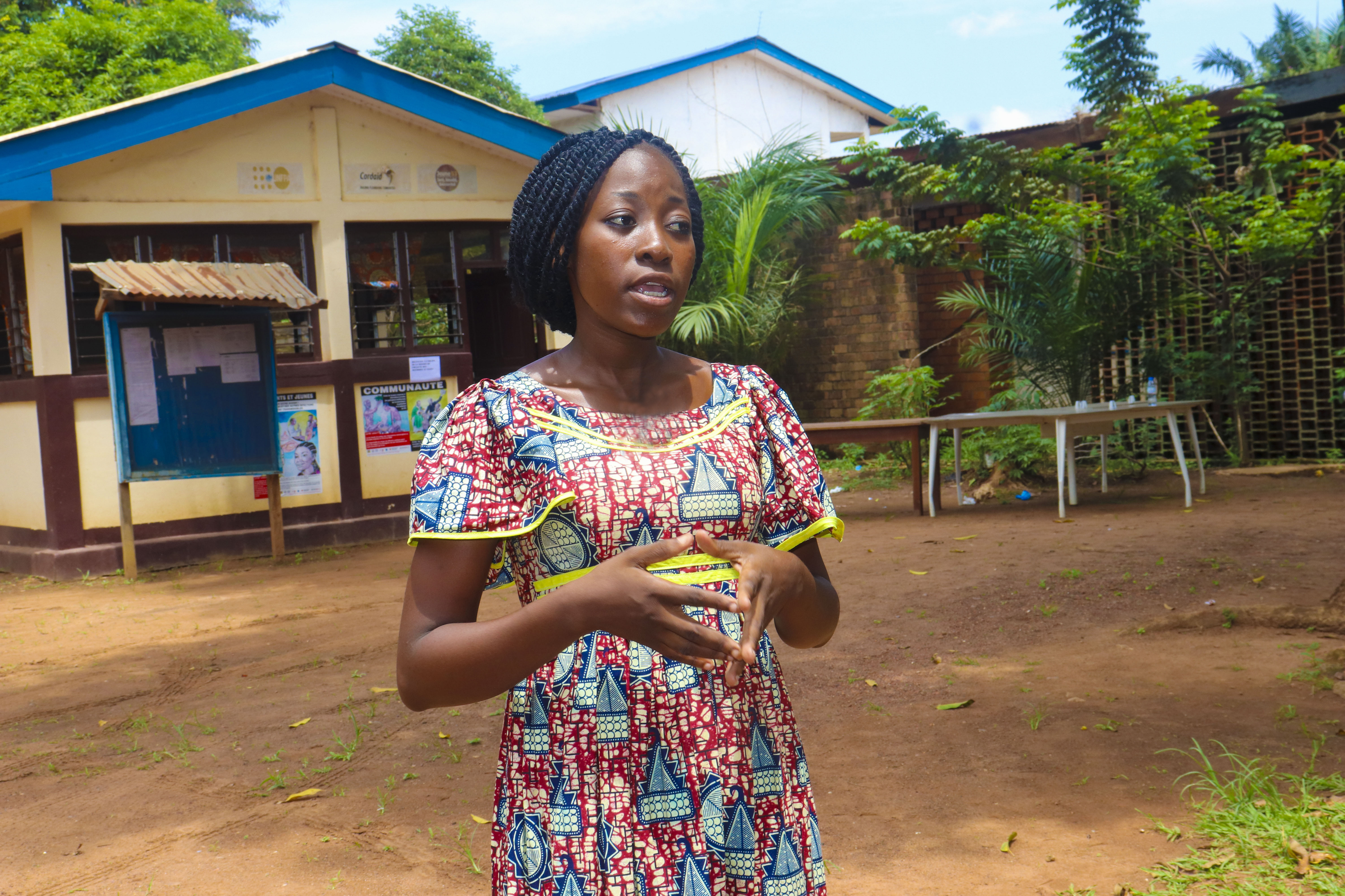 Jeune femme africaine.