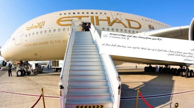 Vol Alger-Abu Dhabi : Un bras de fer entre Etihad Airways et la SGSIA