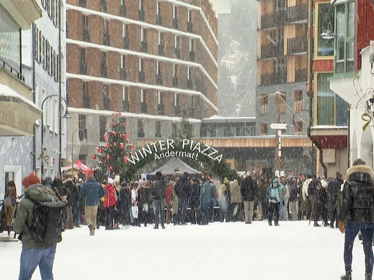 L’homme d’affaires Samih Sawiris a ouvert une nouvelle galerie marchande dans le village de montagne d’Andermatt, dans le canton d’Uri. Elle met surtout en avant des produits de luxe.