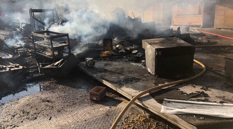 Bordeaux : Deux blessés légers dans l’incendie de deux chalets restaurants, au marché de Noël