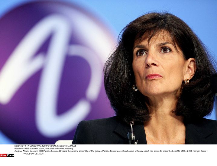 Patricia Russo, ici photographiée en 2008, a empoché six millions d'euros au moment de son départ du groupe Alcatel-Lucent.